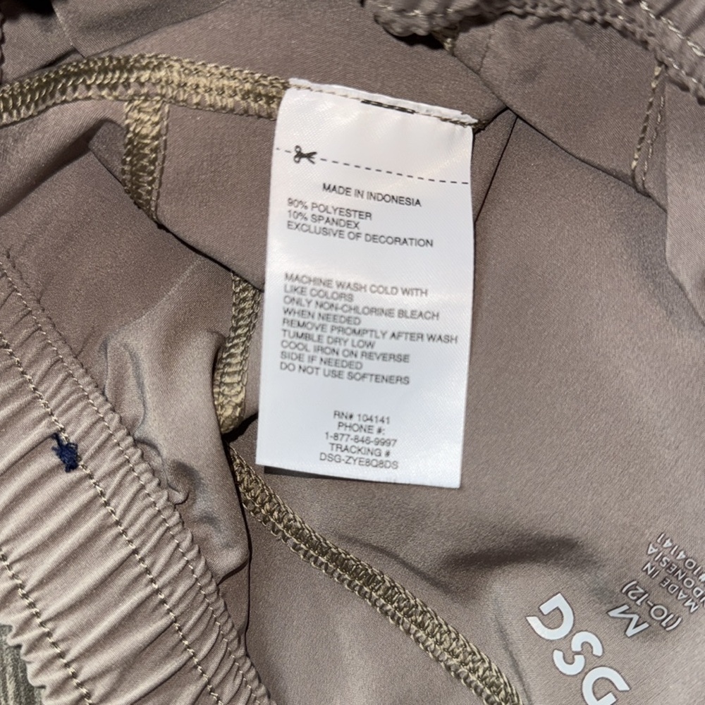 Boys DSG khaki cargo joggers. Lightweight. Size M. - Picture 7 of 7